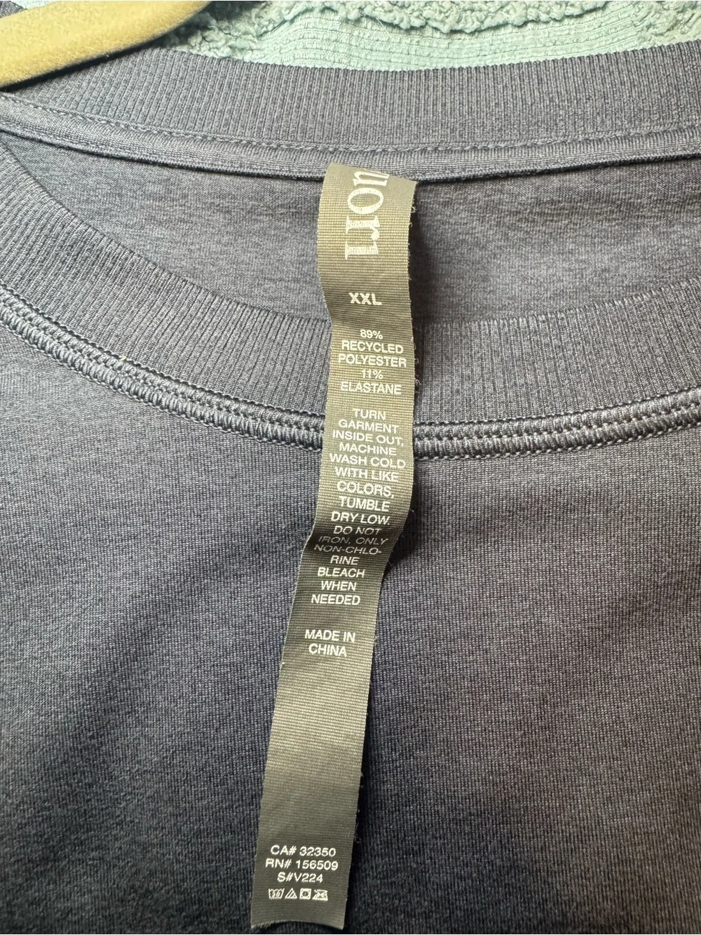 Vuori Ponto Performance Crew in Azure Heather